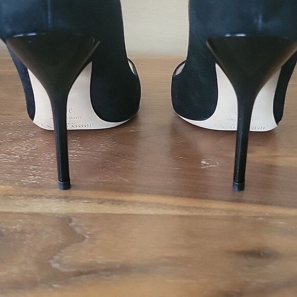 NWT Jimmy Choo Mitchel Mitchell Almond Suede Stiletto Heel 4" Pumps NIB 36.5 6 - Picture 4 of 16